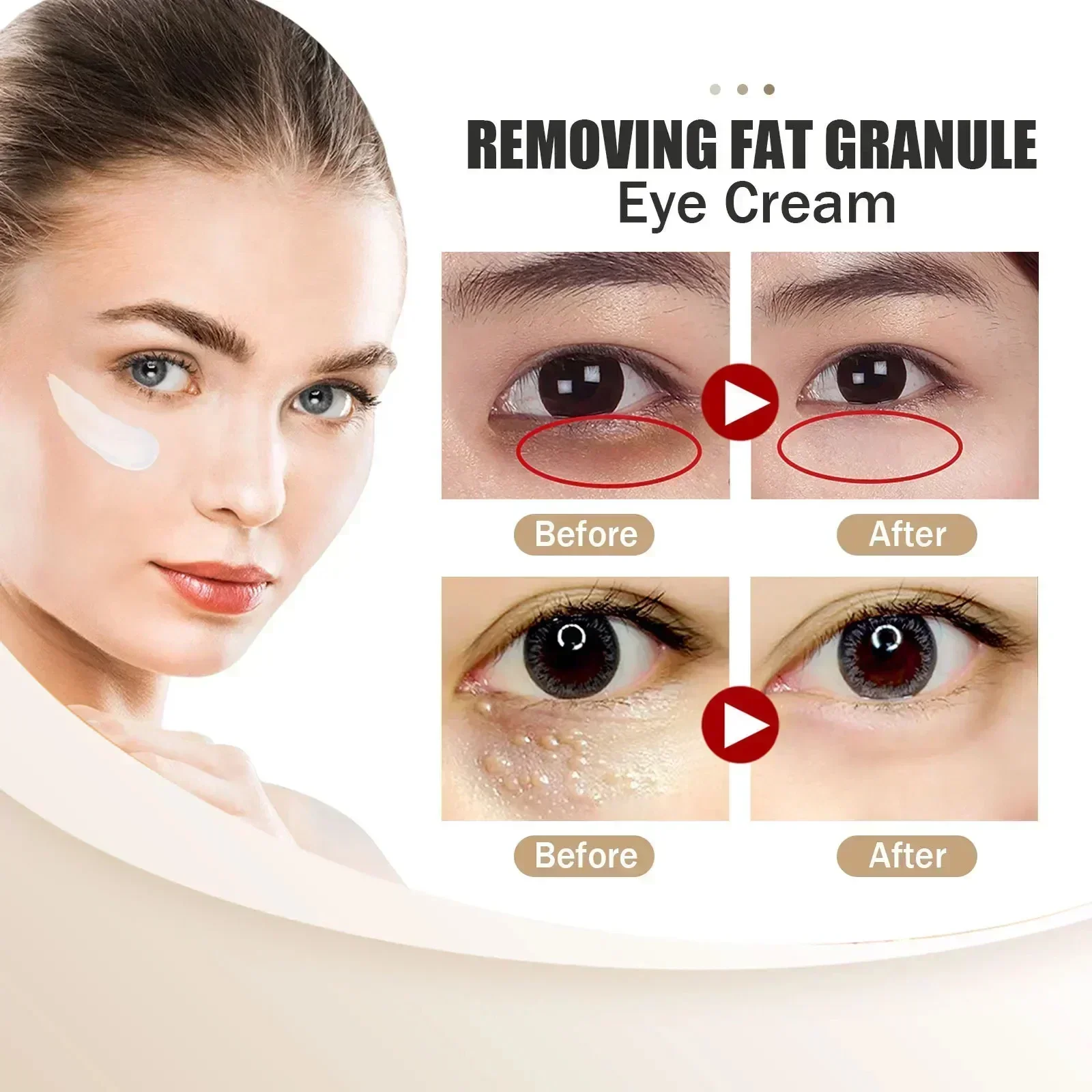 Eye Bag Cream 7 Days Anti Wrinkle Remove Puffiness Dark Circles Puffiness Firming Smooth Skin Care Moisturising Massage Essence