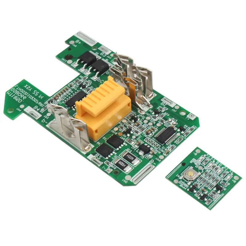 BL1815 custodia per batteria agli ioni di litio protezione di ricarica circuito stampato PCB indicatore LED scatola per etichette per custodie Makita 18V 1.5Ah 3.0Ah