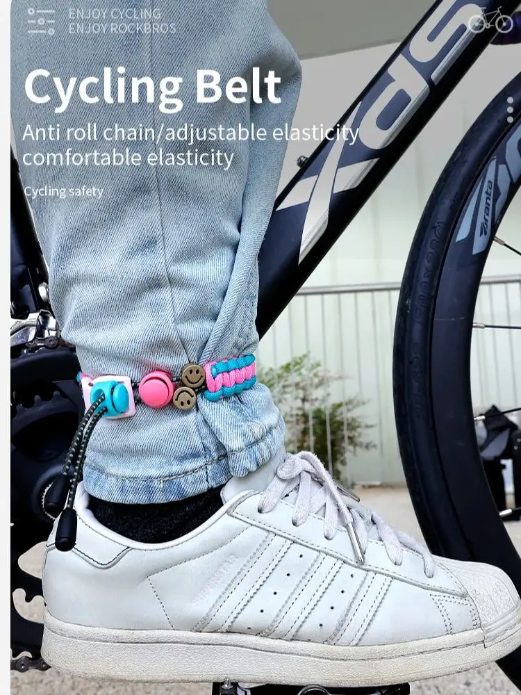 AliExpress ESLNF High Elastic Cycling Pants Strap Colorful Adjustable Pants Belt Colorful Fashionable Cycling Belt Bike Accessoriess