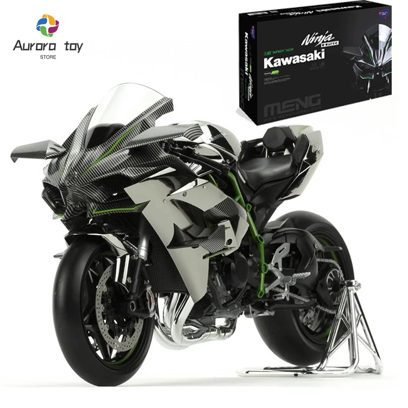 

1/9 Meng Kawasaki Motorcycle Model Ninja H2r Mt-001s Pre Colored Model Assemble Figure Model Collectible Children Birthday Gift