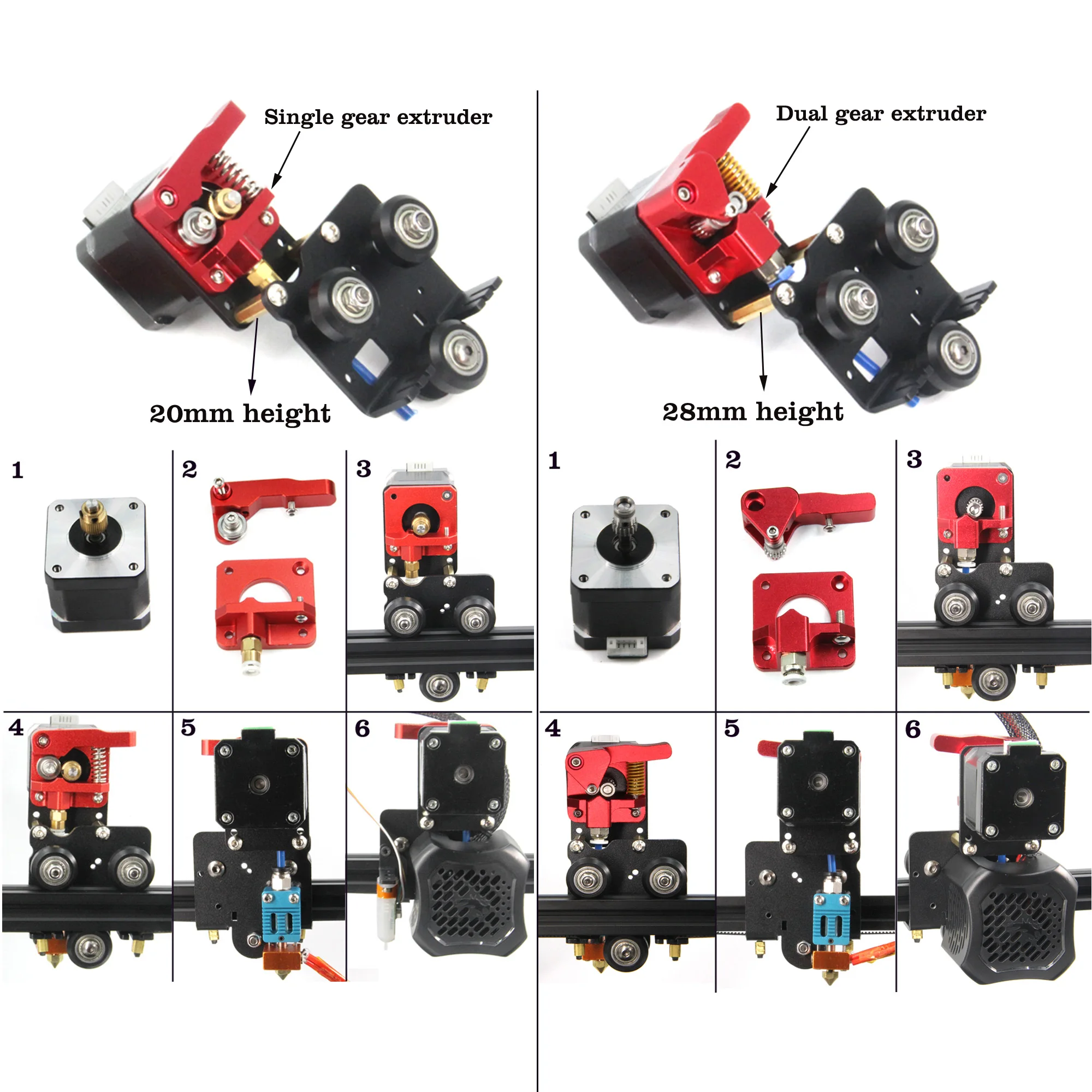 Piastra di supporto aggiornamento estrusore a trasmissione diretta con Kit pulegge filamento flessibile di facile stampa per Ender3 V2 Ender serie 3 cr10