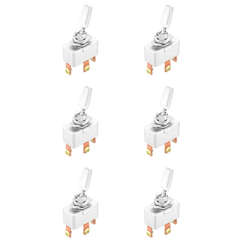 

AA77 6X 50A 12V DC Высокомощный тумблерный переключатель R13-401-103, автомобильный тумблерный переключатель, модифицированный автомобильный тумблерный переключатель для высоких токов