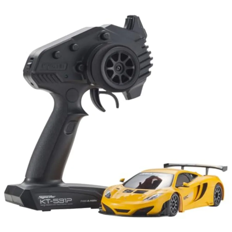 

MR-04 Mini-Z McLaren 12C GT3 Readyset for racing simulation, polycarbonate body, orange, ultra-responsive 2.4GHz radio control