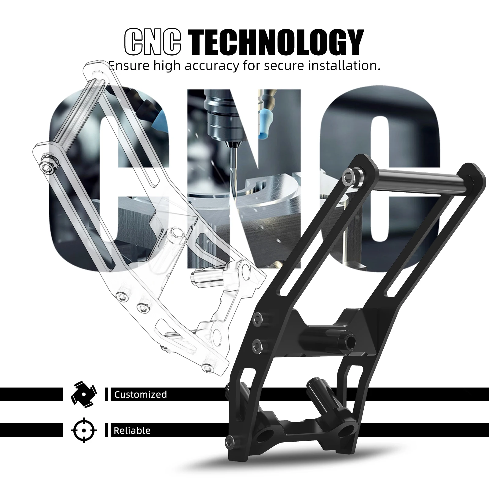 

Для Ducati DesertX 2024 2023 2022 мотоциклетный навигационный кронштейн, держатель для телефона, GPS, зажим для планки DesertX 2022, DesertX 2023