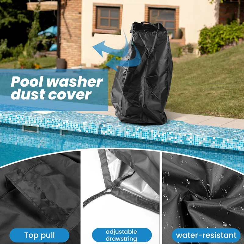 Robotic Pool Cleaner Caddy Cover Fit For Dolphin Pool Cleaner Robot, Waterproof Pool Robot Cleaner Caddy Cover