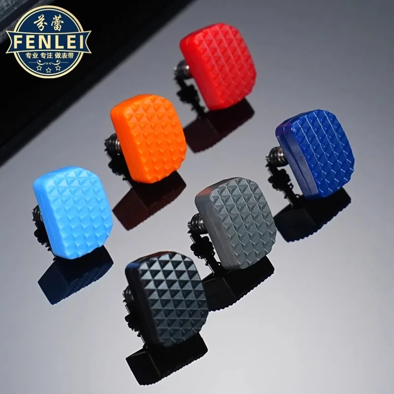 GA110 لساعة كاسيو G-SHOCK زر جانبي 5146 GA-100 GA-110 120GD-100 تعديل البلاستيك الفولاذ المقاوم للصدأ زر ساعة الملحقات