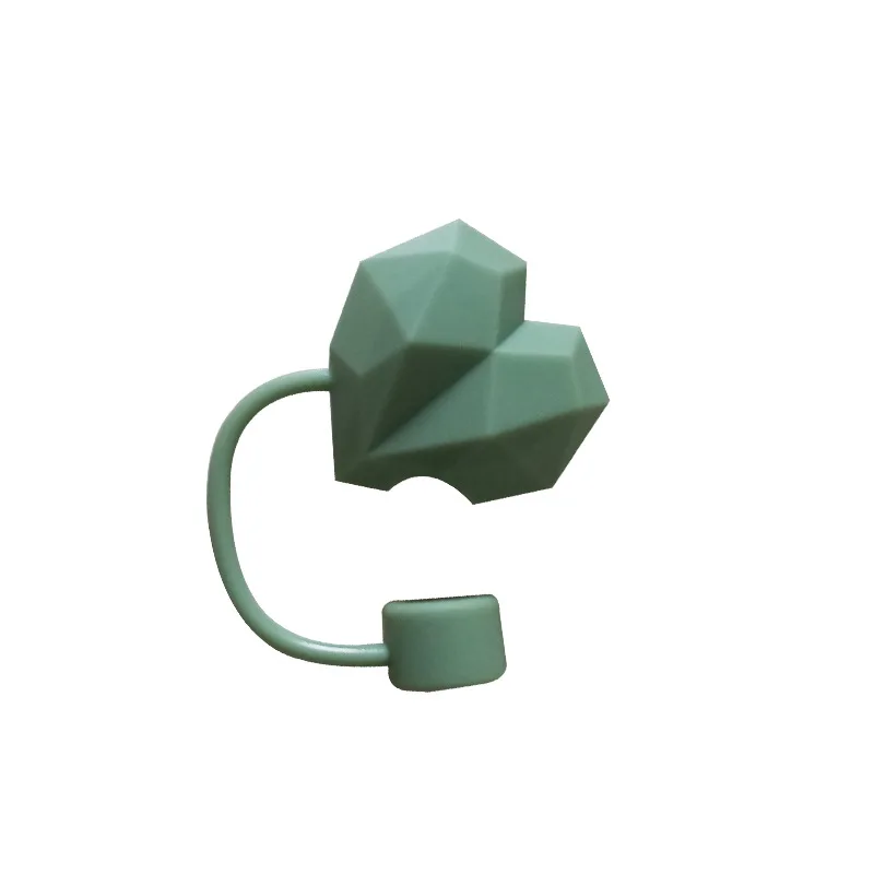 10mm Diamond Silicone Straw Cover For Stanley 30&40Oz Tumbler Cup Dustproof Sleeve Reusable Sippy Plug Cap Tips Cup Accessories
