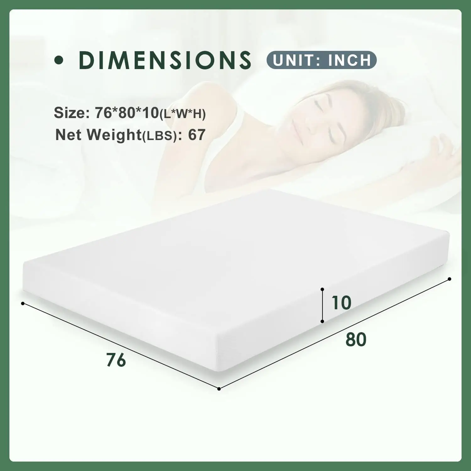 Gel Memory Foam Mattress Fiberglass Free/CertiPUR-US Certified/Bed-in-a-Box/Cool Sleep