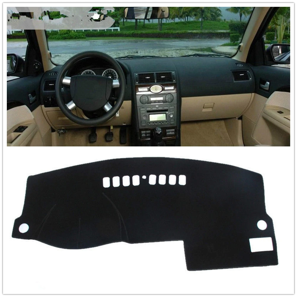 Car Front Dashboard Cover Carpet Dash Board Heat Proof Mat Shield Pad Shade Strip For Ford Mondeo 2004-2006