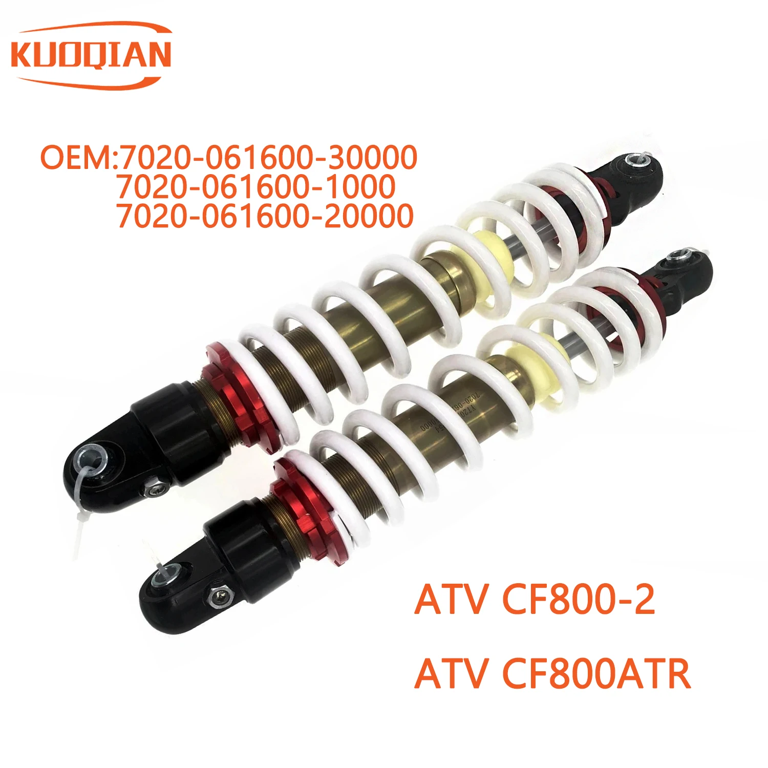 2PC Rear Shock Absorber WITH AIR BAG FIT FOR CF cf800-2(x8)part ATV UTV QUAD 7020-061600-30000