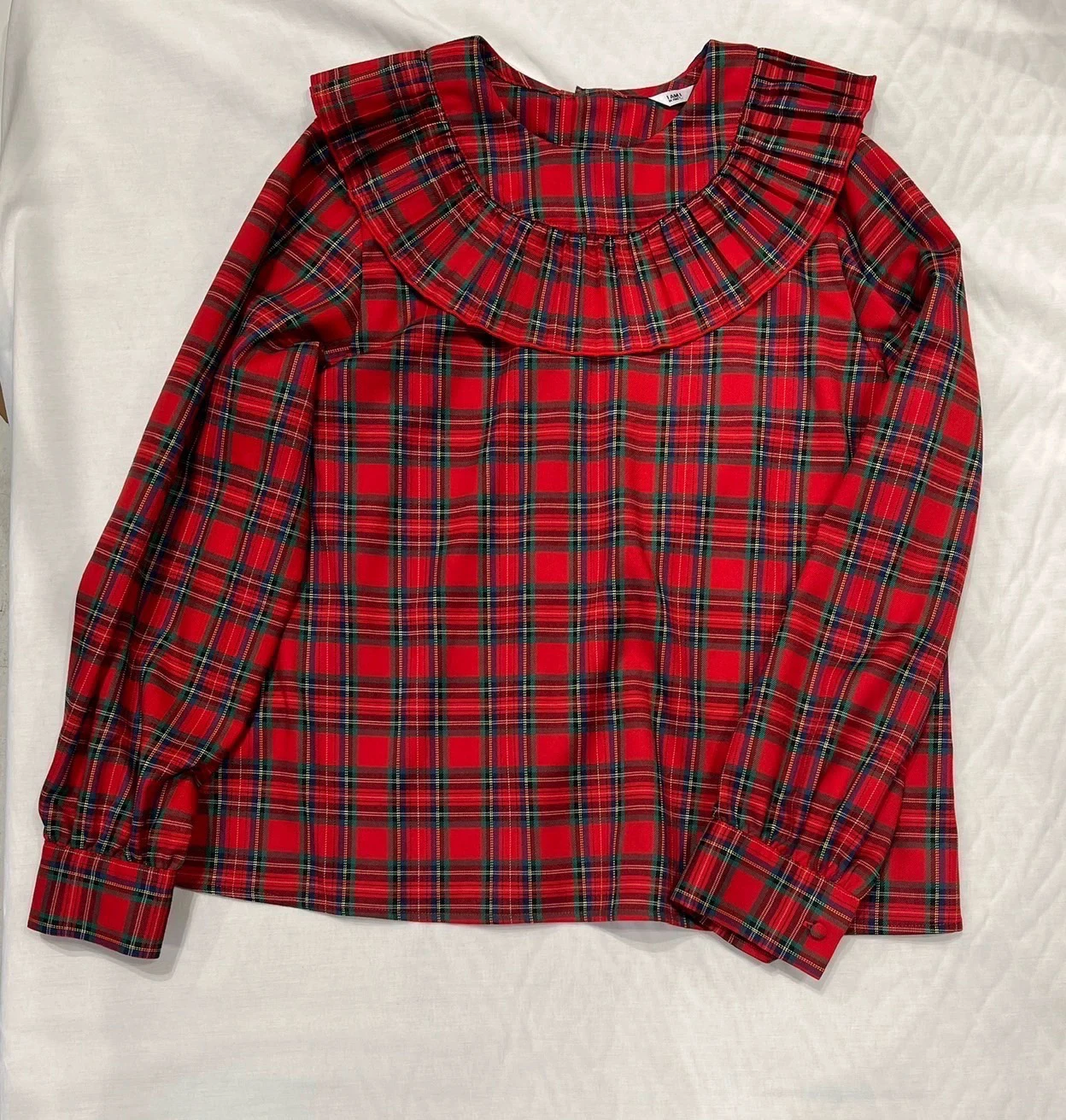 

Gored Skirt Design Shirt with Pleated Collar Mid-aged And Elderly Women's Fashion Winter Collection 100% Other Material