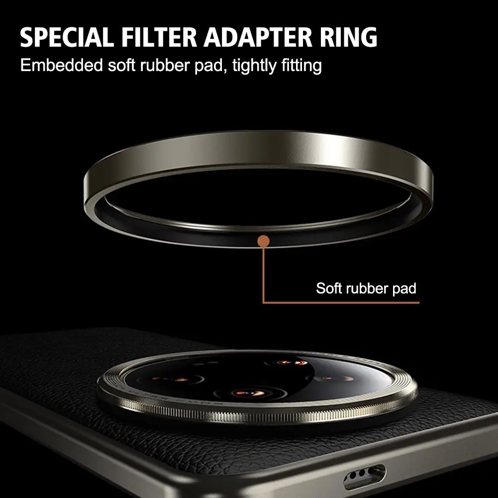 Silver Lens Protective Cover for xiaomi 14 Ultra Photography Set Phone Case Lens Cover Mobile Camera Accessories 2024