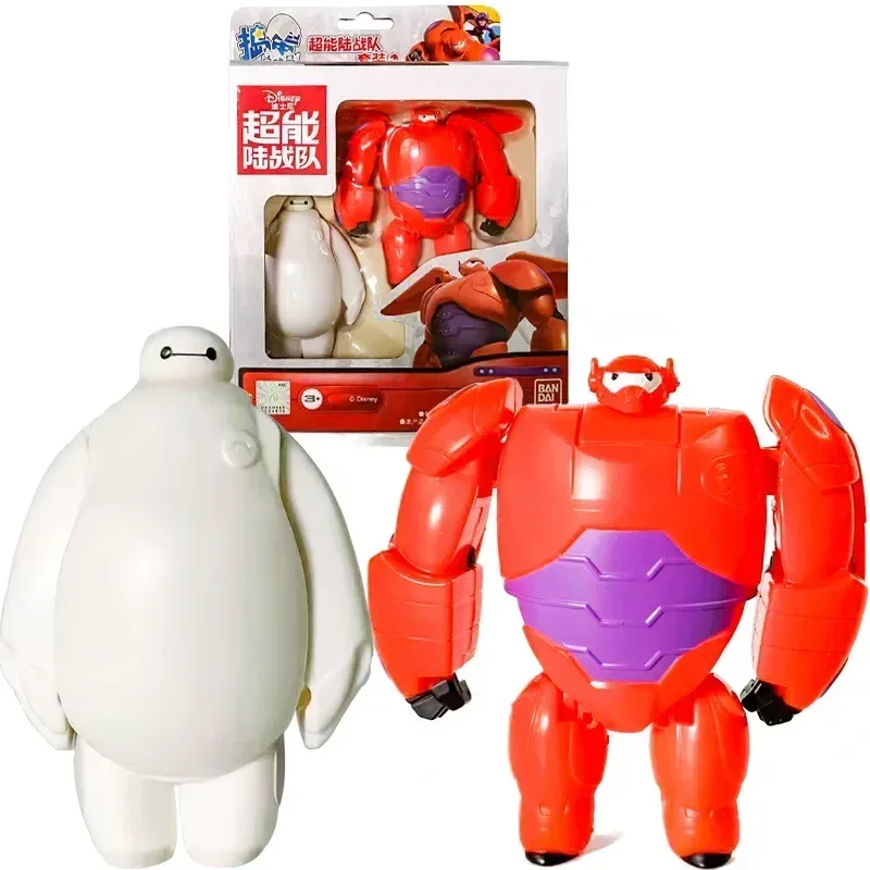 Caliente 16cm dibujos animados Big Hero 6 Baymax Fat Man Anime figuras de juguete modelo Baymax muñeca Pvc figura de acción modelo ensamblado regalos de cumpleaños