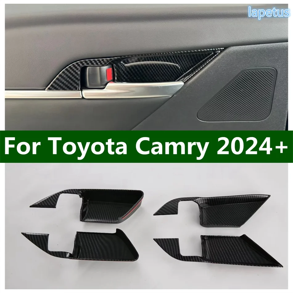 

Inner Car Door Pull Doorknob Handle Hand-clasping Bowl Decor Frame Cover Trim Fit For Toyota Camry 2024 2025 Car Accessories