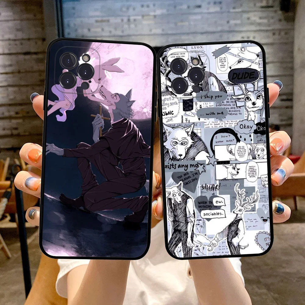 Anime BEASTARS Phone Case For iPhone 15 14 13 12 Mini 11 Pro XS Max X XR SE 6 7 8 Plus Soft Silicone Cover