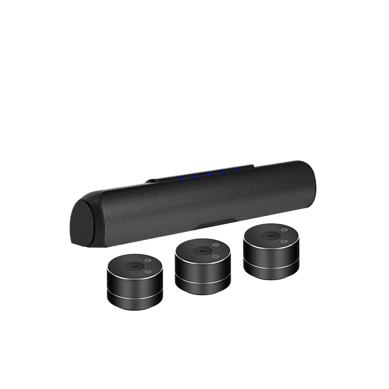 

Video conferencing omnidirectional microphone 5.8G wireless distributed one-to-three suitable for 40-100 m2
