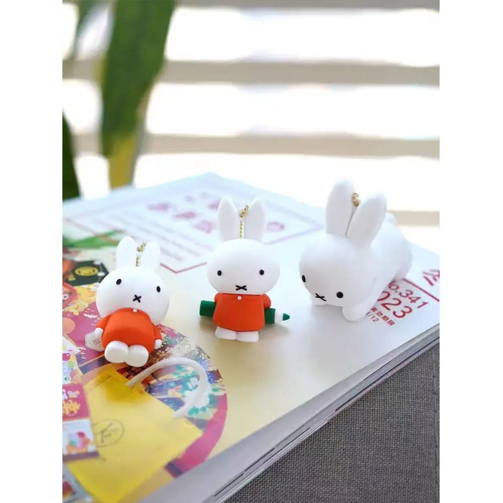 

Подвески для ключей miffy kawaii, подвески для рюкзака для девочек, милые подвески, студенческие подвески для мобильных телефонов, куклы, подарки для друзей