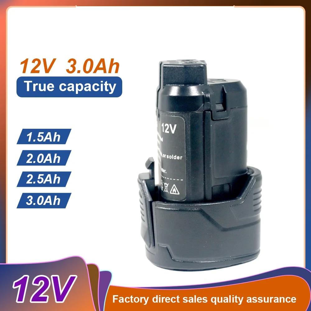 

For AEG 3000mAh 12V 3.0Ah Rechargeable Li-Lon Battery , Ridgid L1215 BS12C,BS12C2,BSS12C L1215P L1215R Power Tool Battery
