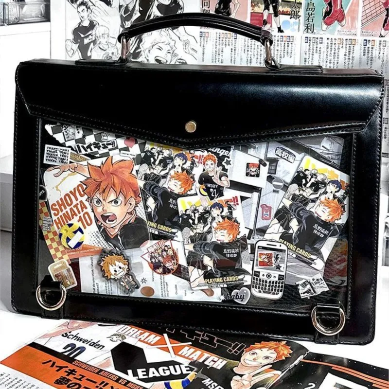 

Японский классический простой рюкзак женский прозрачный аниме большая вместительная сумка Ita женская форма JK академический стиль Mochilas Mujer