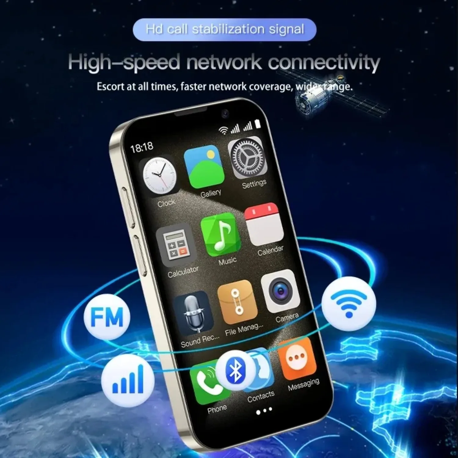 NEW SOYES XS18 Pro 3G Mini Smartphone 3.0'' 2GB RAM 16GB ROM Android 8.1 with Facial Recognition Dual SIM Google Store Bluetooth