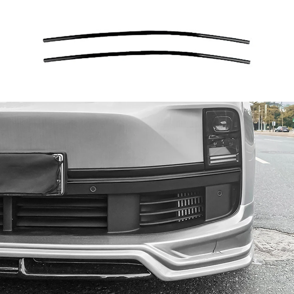 

For Li LiXiang L7 2023 2024 2025 Blackening Modification Of Front Bumper Trim Modification Car Window Black Warrior Appearance