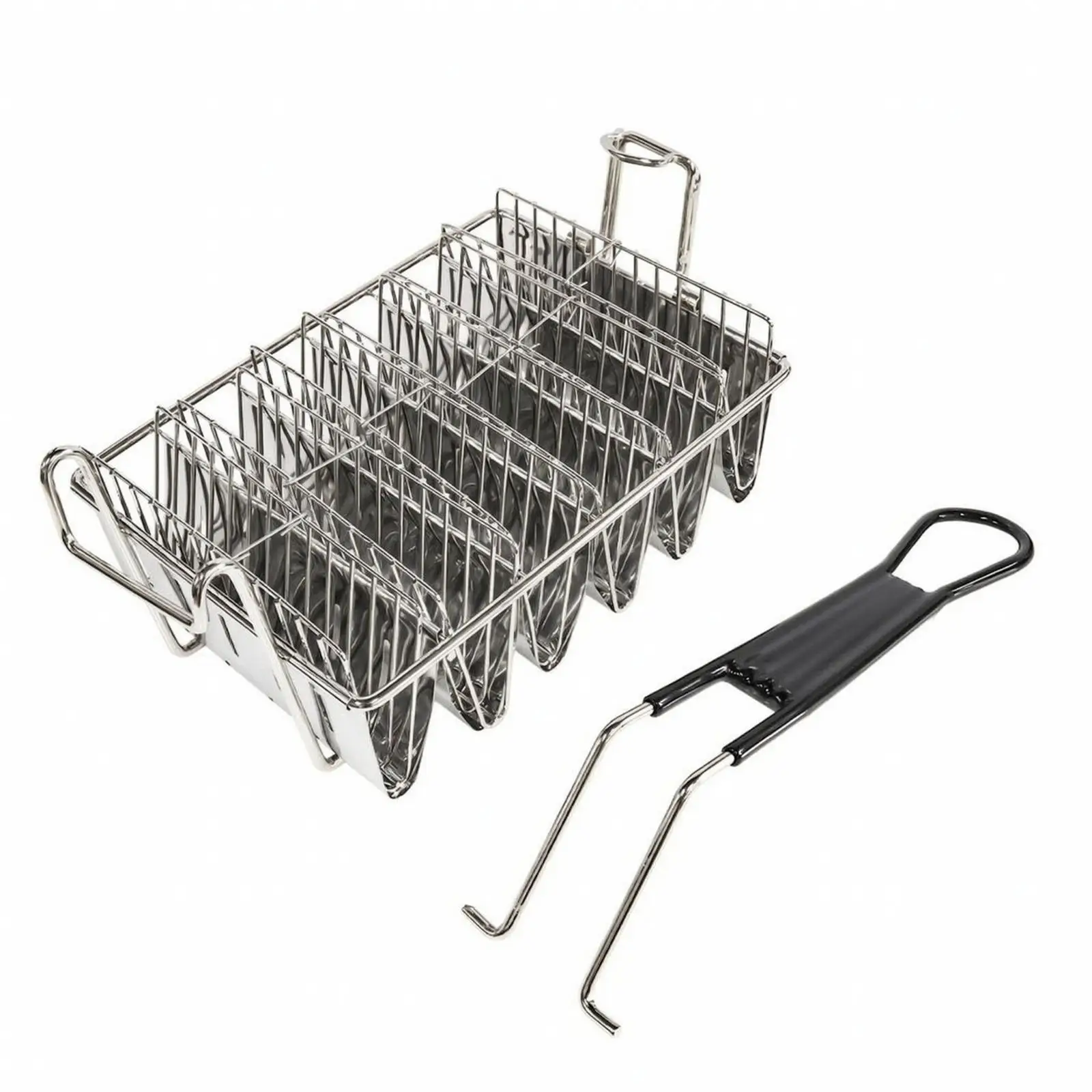 Taco Stand Rack Mold Stainless Steel Wire Frame Holder for Fillings and Shells Serving