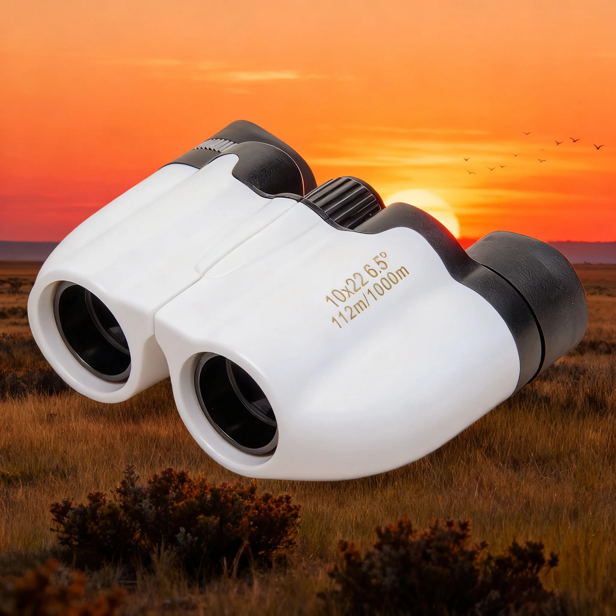 10x22 Professional Binoculars Telescope for Stargazing HD Optics Portable Lightweight Design Ideal for Travel Concerts Camping