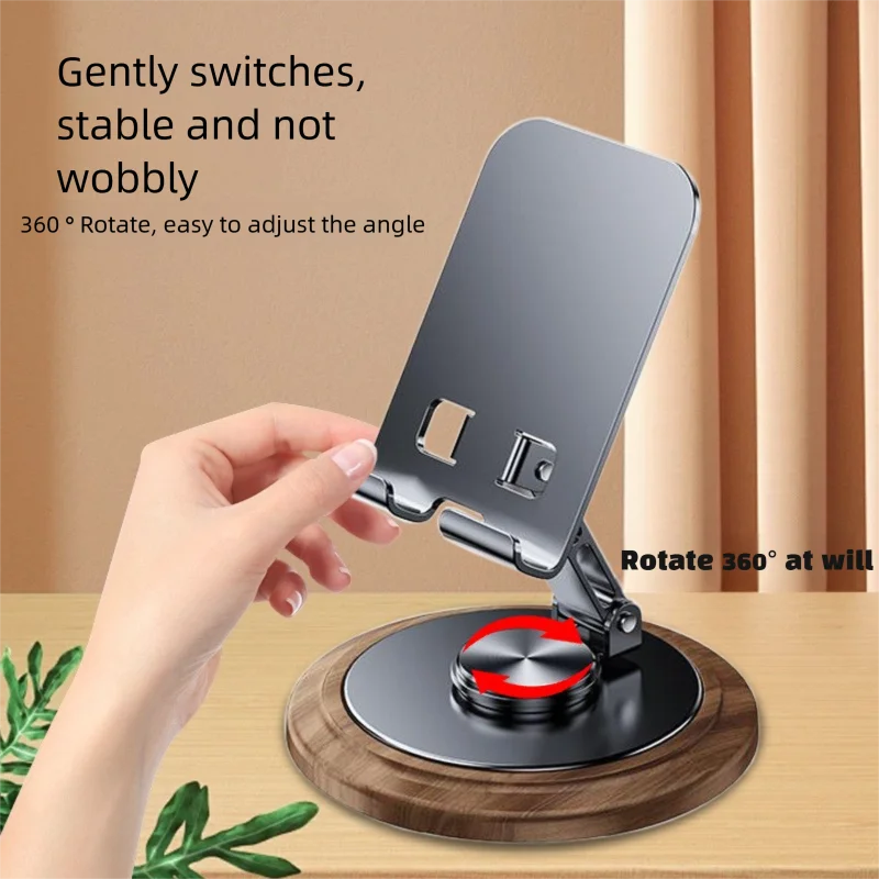 Wood Phone Holder Stand Mobile Smartphone Support Tablet Stand Desk Cell Phone Holder Foldable Stand Portable Mobile Holder