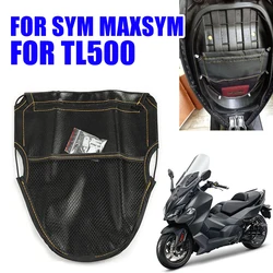 SYM MAXSYM TL500 MAXSYM TL 500 motosiklet aksesuarları koltuk çantası koltuk altında çanta çantası alet çantası fermuar su geçirmez parçaları