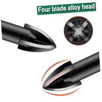 ABLQ 7pcs Hex Shank Drill Bits Firewood Hand Drill Cone Multipurpose Drilling Bit Stepped Drill Bit Tile Drill Bit