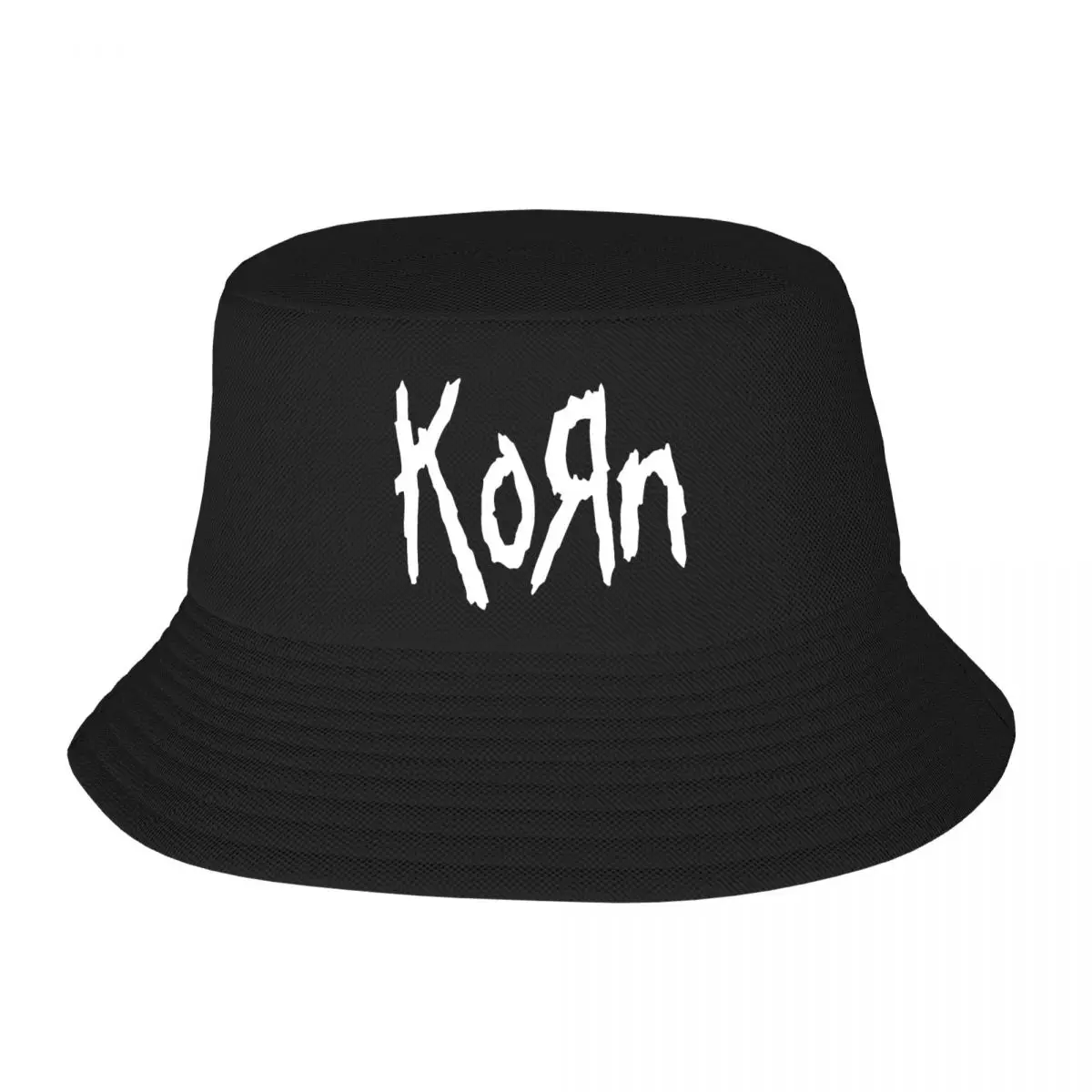 Women Men Korn Band Logo Bob Hats Merch Beach Hatwear Nu Metal Bucket Hat Fishing Caps for Outdoor Sport