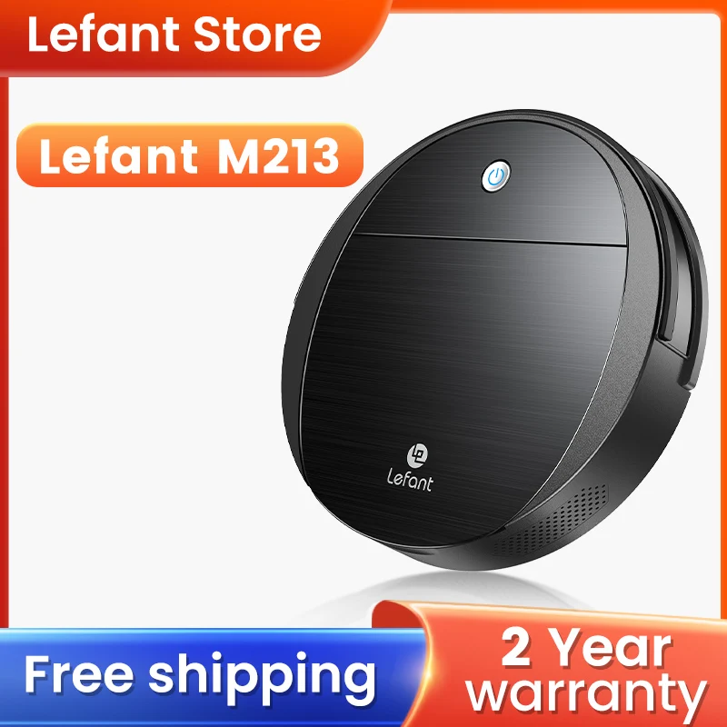 Lefant M213 Robot Vacuum Cleaner, 2200 Pa Strong Suction, Quiet Robotic Vacuum 7.8cm Thin 28cm DIA, Ideal for Pet Hair