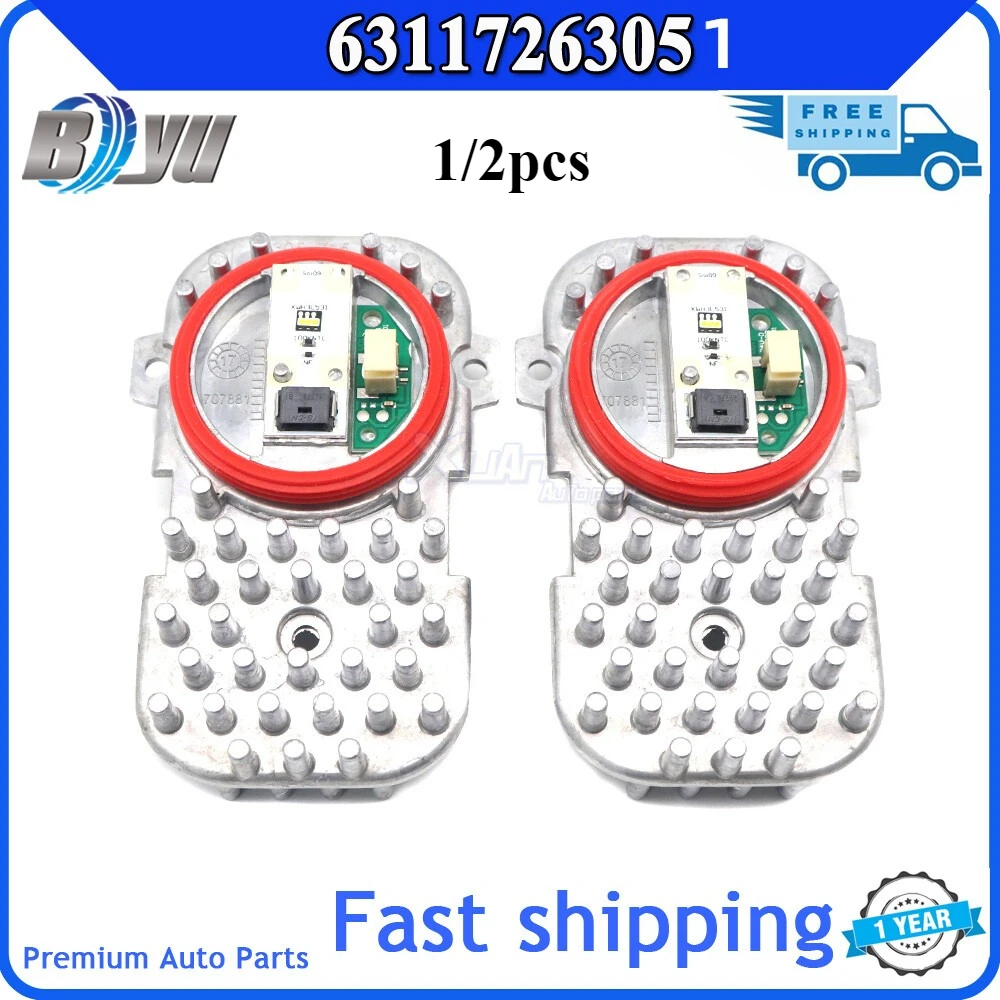 

63117263051 Подходит для BMW E92 E93 F80 F32 F33 F36 F83 F82 F06 светодиодный модуль вставки автомобильных фар 1305715084 63117240799 Новый