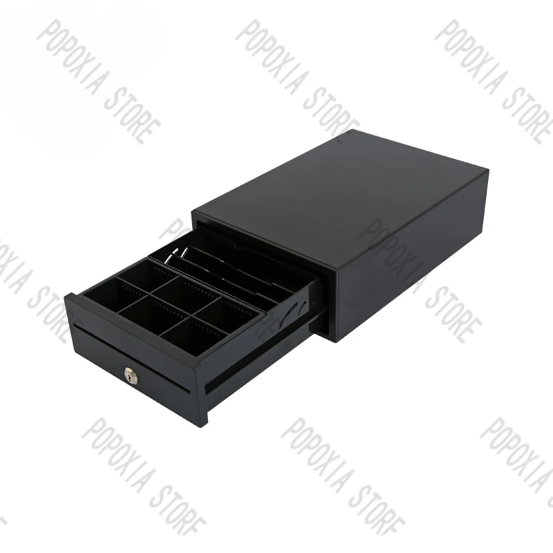 Cash Drawer Small  Box 4 Bill 6 Coin Holders JR11 Interface Money 