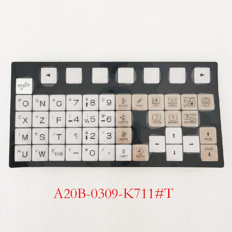 A02B-0309-K711#T M A98L-0005-030 Fanuc MDI Key Sheet Vertical Type