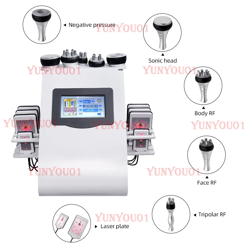 Desktop Six-in-one Beauty Engraving Instrument Warm RF Lifting and Introducing Shaping, Firming and Beauty Instrument