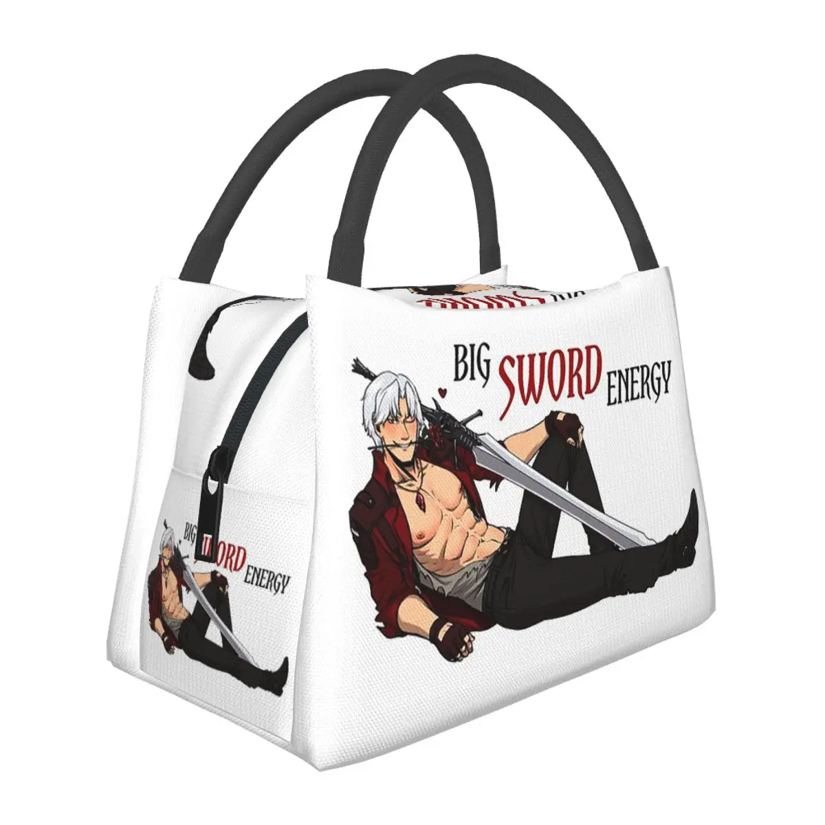 

Термосумка для обедов Devil May Cry Big Sword Energy Insulated для женщин, контейнер для пикника, сумка-холодильник для еды, термосумка-тоут