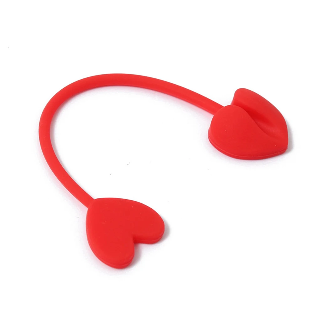

5 Pcs Reusable Silicone Ties Colorful Food Bag Sealing Clip Bread Wire Organizer Storage Solution Desk Drawer Tool Box Cord