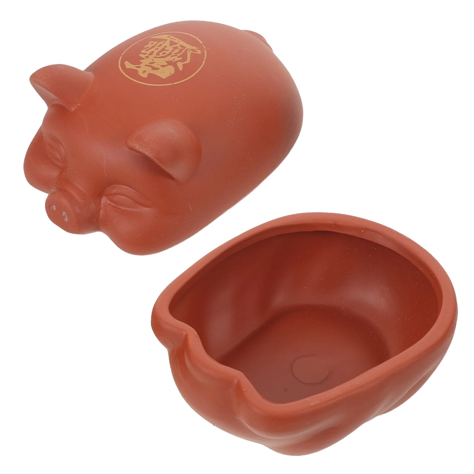 

Mini Pig Shaped Clay Soup Pot Ceramic Stew Cooking Vessel for Chicken Vegetable Baked Oysters Traditional Craft Modern Design