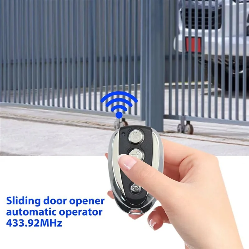Remote Control For Automatic Gate Opener -433.92 Mhz Electric Rolling Driveway Security Kit With Backup Keys-ABJU