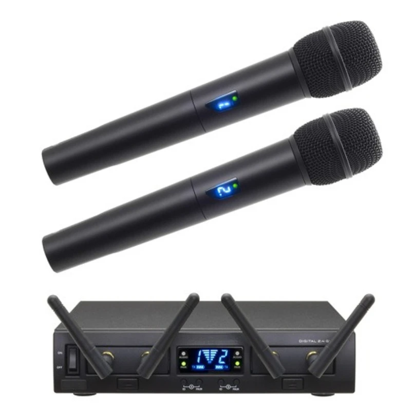 1 drag 2 wireless microphone wireless handheld microphone dual digital wireless