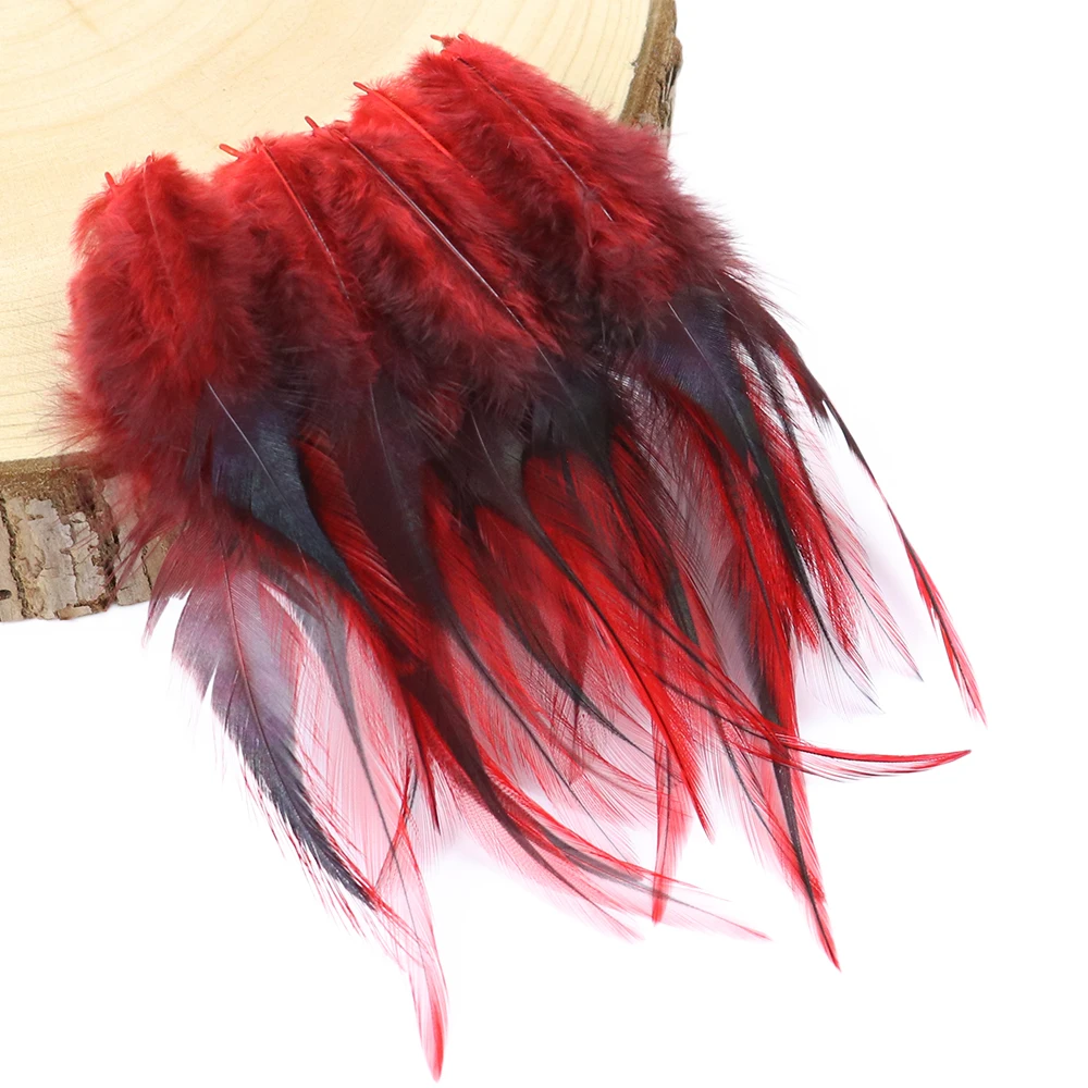 4-6inch Natural Rooster Feathers for Crafts Jewelry Handicraft Accessories Decorative 50/100pcs Cock Pheasant Plumes Fly Tying