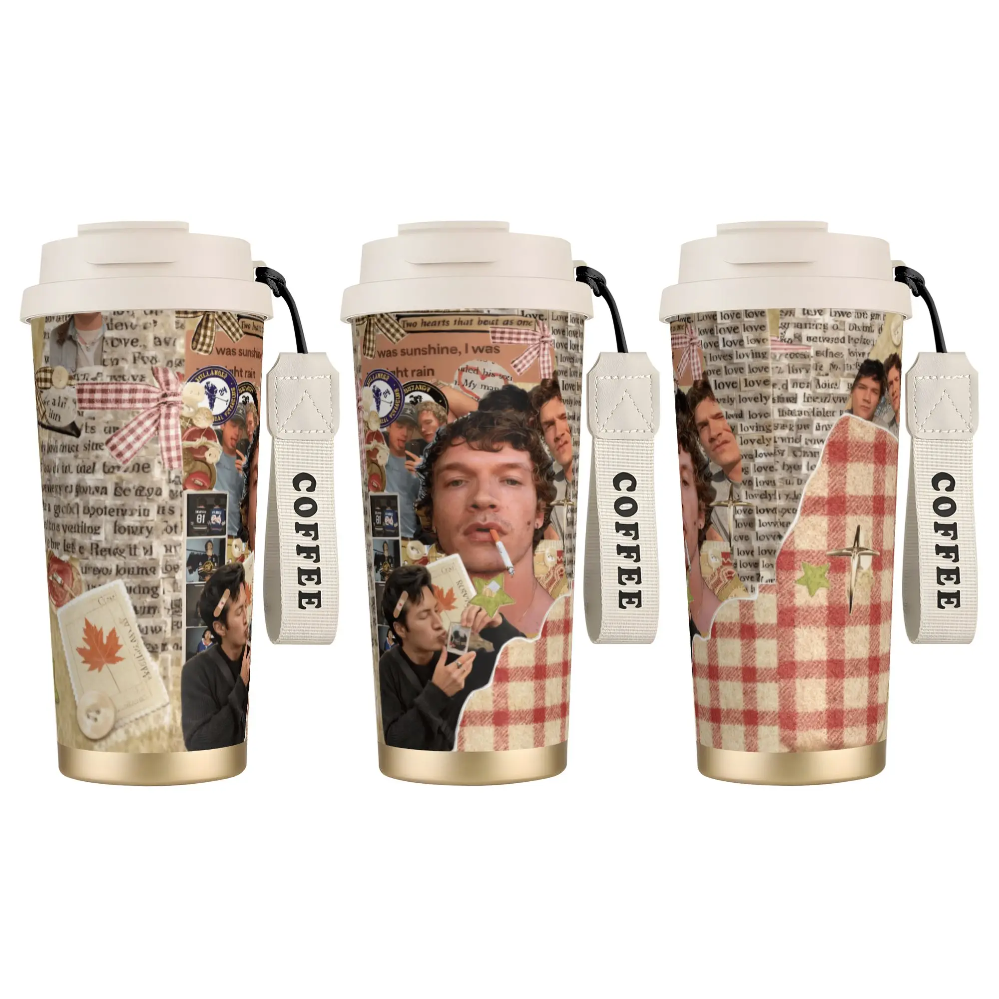 

Термокружка из нержавеющей стали для горячих и холодных напитков, дизайн для пляжа, с изоляцией