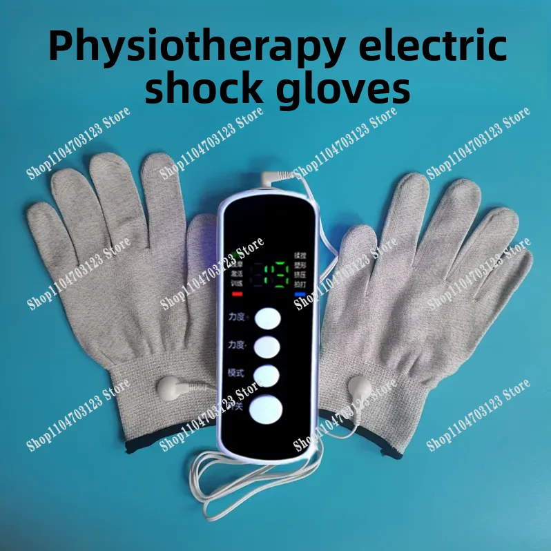 Factory direct sales of micro-current physiotherapy gloves to stimulate hand massager accessories