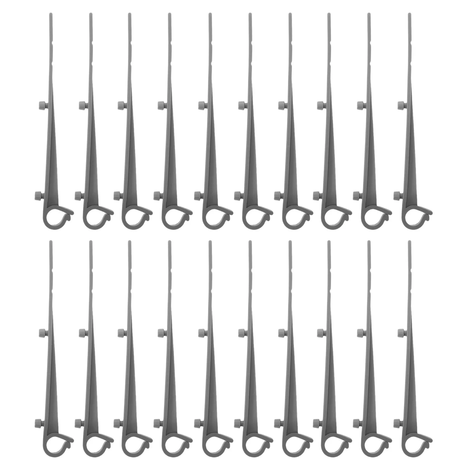 

20 шт. пластиковых крючков-фиксаторов для водосточных желобов, кронштейны для крепления защитной сетки, предотвращающие засоры мусором, наружные крепления для желобов