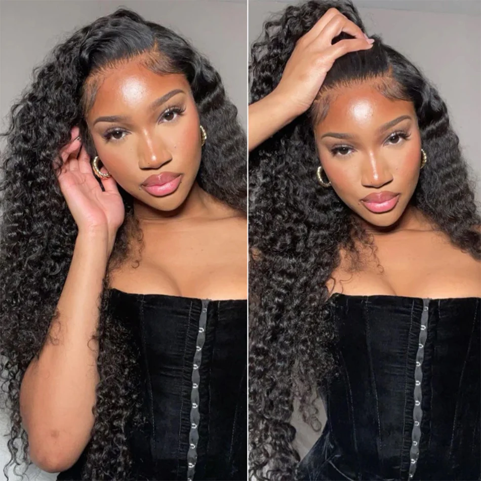 Deep Wave Bundles 100% Human Hair 30 Inch Indian Remy Weave Hair Extensions For Women Raw Virgin Hair 1 3 4 Bundles Deal On Sale