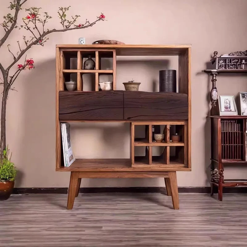 ^Curio Display Living Room Cabinets Craft Wood Hallway Storage Living Room Cabinets Bookcase Decor Vitrina Chinese Style Furnitu
