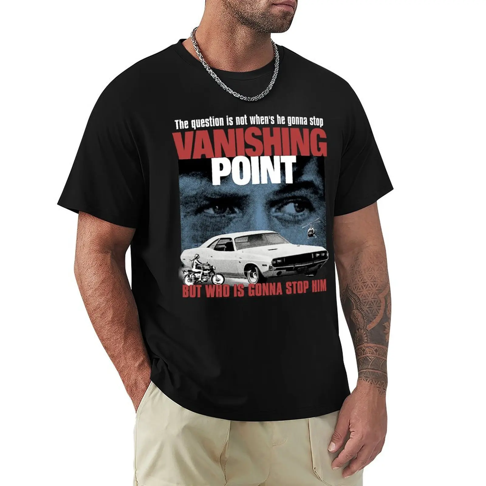 Vanishing Point T-Shirt plain customs design your own street wear fruit of the loom mens t shirts image 3