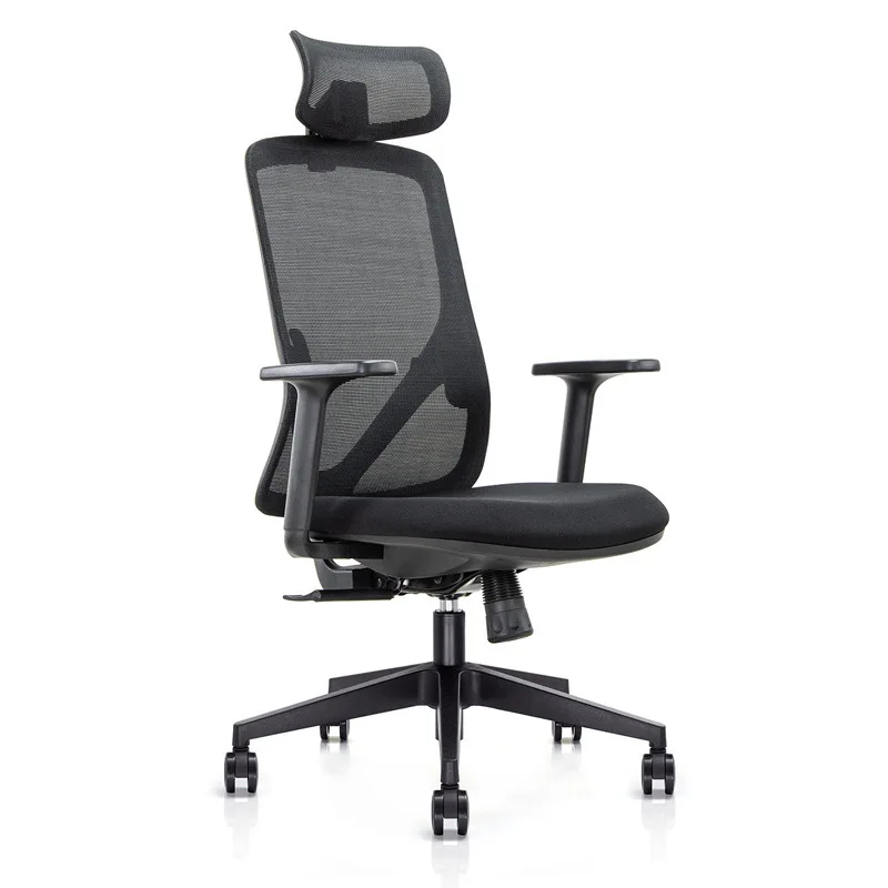 Cadeira Ergonômica de Escritório BossOffice Giratória e Ajustável em Altura, Confortável e Respirável para Computador em Casa