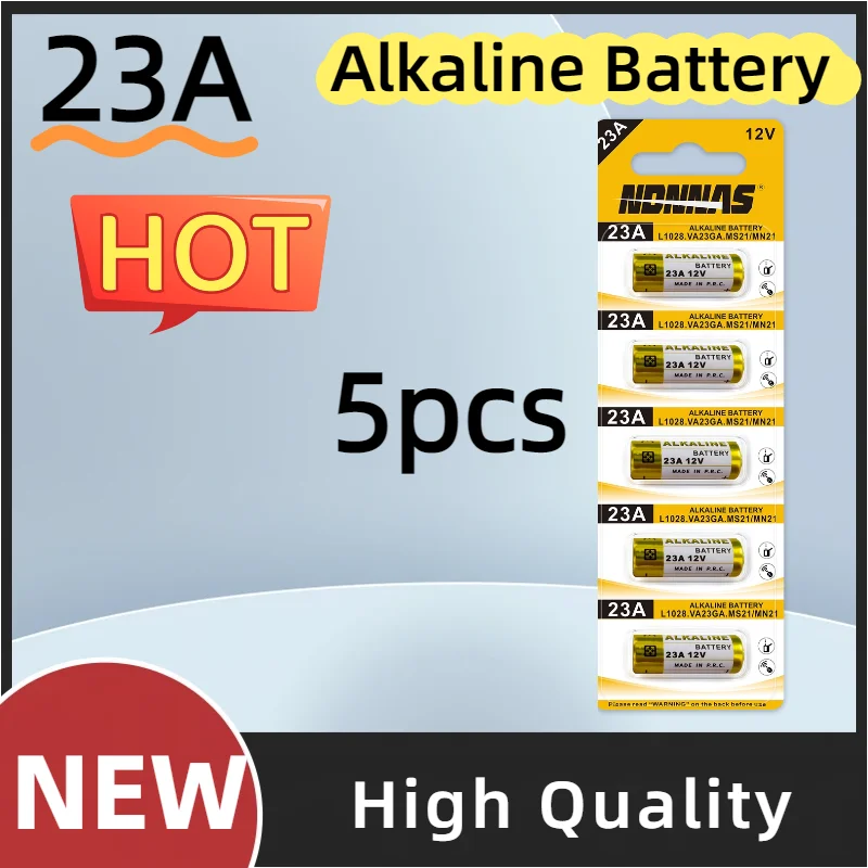 

A23 23A 12V Alkaline Battery 23GA A23S E23A EL12 MN21 V23GA GP23A MS21 LRV08 For Doorbell Remote Control Electric Toy